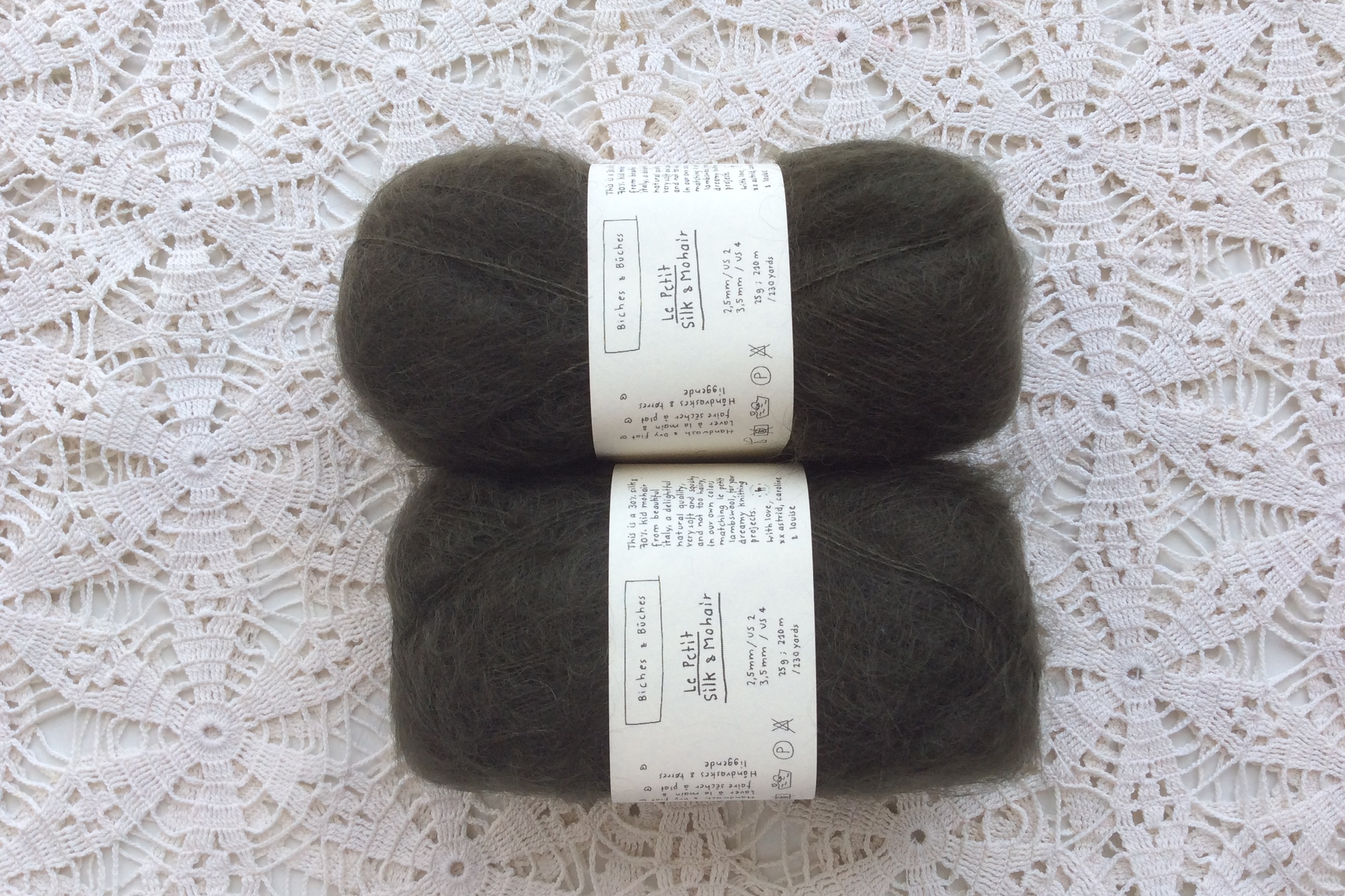Le Petit Silk & Mohair Dark Blue Green